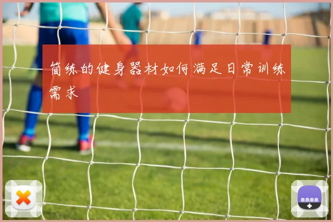 简练的健身器材如何满足日常训练需求